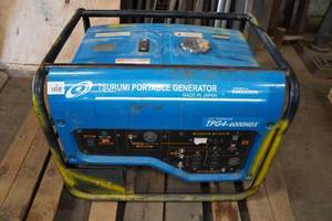 lot 18 image: Tsurumi Portable Generator - 6000 Watt - Honda Gas Powered