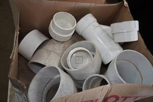 lot 132 image: Assorted PVC Fittings