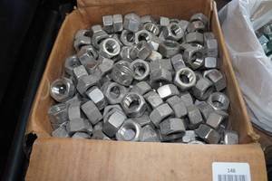 lot 148 image: Stainless Steel Hex Nuts - 1