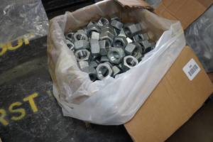lot 146 image: Galvanized Hex Nuts - 1