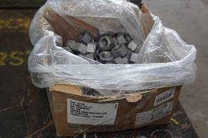 lot 140 image: Galvanized Hex Nuts - 78-9
