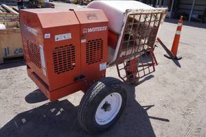 lot 12 image: Multiquip Whiteman WM-70P Pull Behind PlasterMortar Mixer