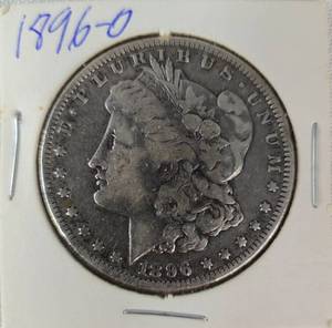 lot 7 image: 1896 - S  Morgan Silver Dollar