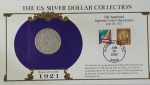 1921 - S | Morgan Silver Dollar William Taft  | 1930 -   4 cent Stamp