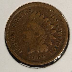 lot 31 image: 1864 - Indian Cent