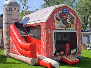 Bouncin' Barnyard 5-in-1 Combo Bouncer Inflatable