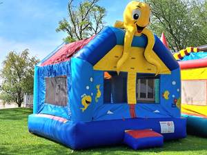 lot 9 image: 15x15 Under The Sea Aquatic Bouncer Inflatable