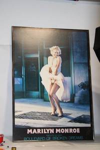 lot 270 image: Framed Marilyn Monroe Poster Painted by Helnwein