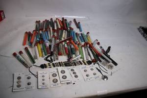 lot 295 image: Collection of Vintage Beads and Assorted Coins with Accessories