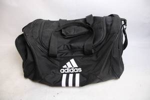 lot 13 image: Adidas Black Duffel Gym Bag