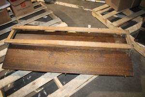 lot 98 image: Set of 9 Vintage Wooden Panels with Rich Grain