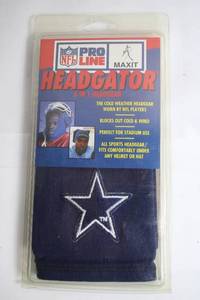 lot 20 image: NFL Pro Line Maxit Headgator 6-in-1 Headgear - Cowboys Edition