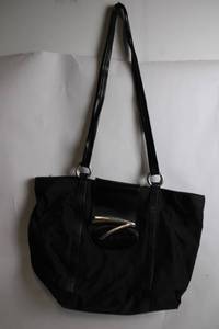 lot 28 image: Capriori Black Tote Bag with Silver Detail