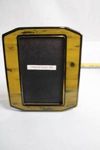 lot 42 image: Raphael Hauter 1993 Yellow and Black Picture Frame