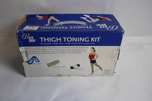 lot 68 image: Bally Total Fitness Thigh Toning Kit with Thigh Toner, Slimmer Belts & Power Band