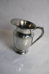 lot 74 image: Vintage Silver-Plated Water Pitcher