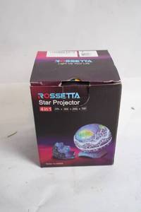 lot 115 image: Rossetta 4 in 1 Star Projector Night Light