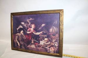 lot A-177 image: Framed Print of El Sueo de la Vida by Antonio de Pereda