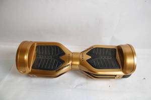 lot 179 image: Swagtron Gold Hoverboard with Rubber Grip and 6.5 Wheels