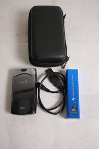 lot 193 image: Sanyo Sprint Flip Phone with USB Charging Cable and Case