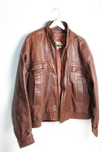 lot A-293 image: Pelle Cuir Leather Jacket with Thinsulate Insulation, Made in Korea
