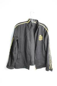 lot A-301 image: Ralph Lauren Black Track Jacket with Embroidered Logo