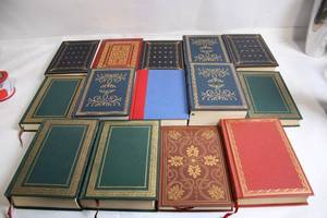lot 51 image: Collection of Classic Leather-Bound Books