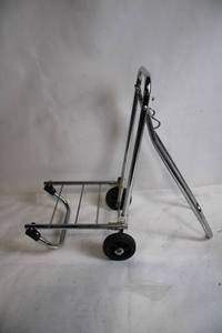 lot 52 image: Folding Steel Hand Truck with Black Wheels