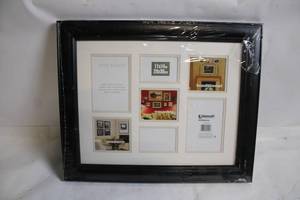 lot 72 image: Intercraft Multi-Photo Frame 11x14 with Black Finish