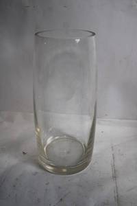 lot 104 image: Clear Glass Vase 12 Inches Tall