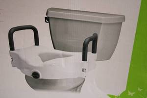 lot 141 image: Nova Raised Toilet Seat with Arms - Locking