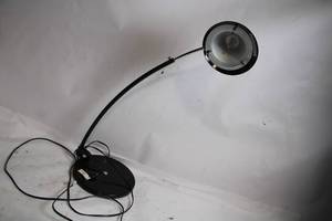 lot 144 image: Modern Adjustable Black Desk Lamp with Circular Base
