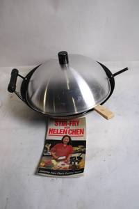 Helen Chen's Asian Kitchen Wok Set with Cookbook