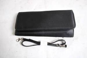 lot 164 image: Bloomingdales Black Clutch Bag with Detachable Strap