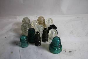 lot 182 image: Collection of Vintage Glass Insulators