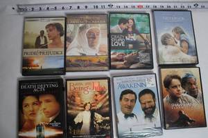 lot 227 image: Collection of 8 Romantic and Drama DVDs Including Pride and Prejudice and The Notebook