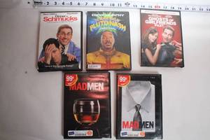 lot 228 image: Set of 5 Comedy and Drama DVDs Including Mad Men and Movies