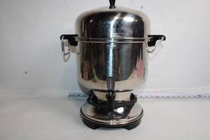 lot 242 image: Farberware Stainless Steel Electric Coffee Urn