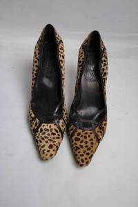 lot 257 image: Nine West Animal Print Heels, Size 7M