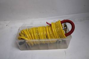 lot 274 image: Husky Air Compressor Hose Kit with Gauge and Connectors