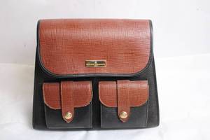 lot A-287 image: Philippe Charriol Paris Vintage Leather Backpack