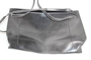 lot 294 image: Furla Black Leather Tote Bag with Branded Lining