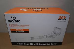 lot 1 image: Favoic 20v Cordless Leaf Blower -Tool Only