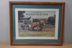 lot 109 image: Framed Clyde Muller Print Labor Day Weekend, 1993