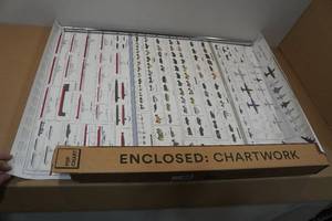 lot 114 image: Combat Vehicles of the Military Poster Chart