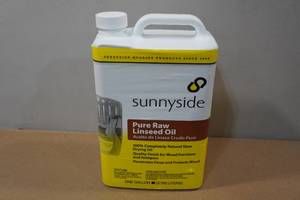 lot 142 image: 1 Gallon Sunnyside Pure Raw Linseed Oil