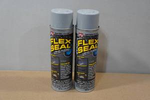 lot 143 image: 2 Flex Seal Liquid Rubber Spray -Gray