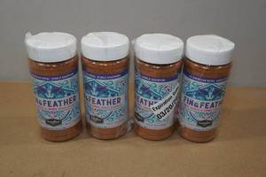 lot 148 image: 4 Plowboys Fin & Feather Citrus, Garlic and Herb Seasoning - 12oz