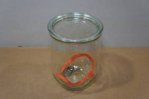 lot 150 image: Weck Tulip Sour Dough Starter Jar 1L