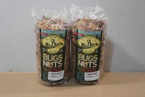 lot 177 image: 2 Mr Bird Bugs, Nuts & Fruit 24oz Cylinders